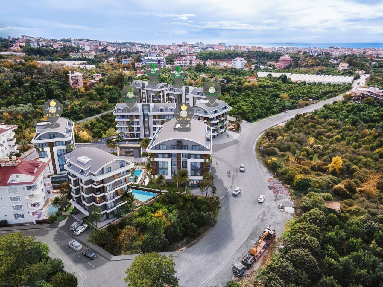 Квартира в Алании, Турция, 40 м2 фото 2