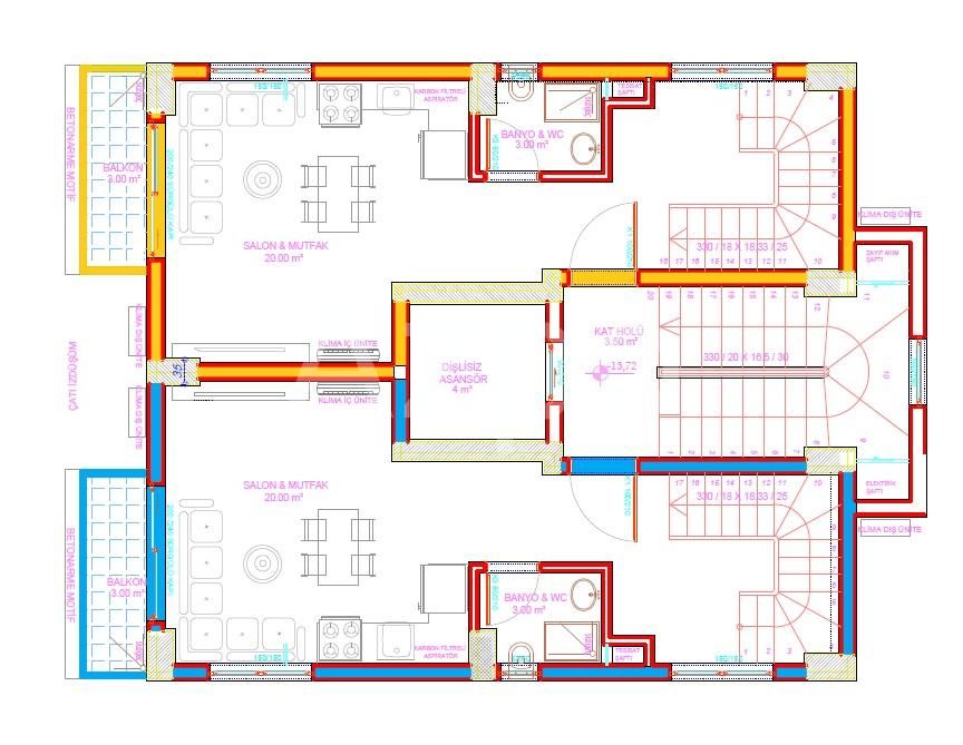 Апартаменты в Алании, Турция, 58 м2 фото 5