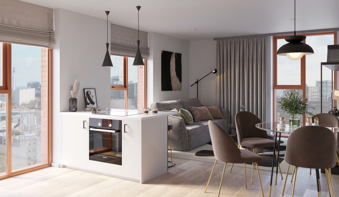 Апартаменты в Бирмингеме, Великобритания, 41 м2 фото 4