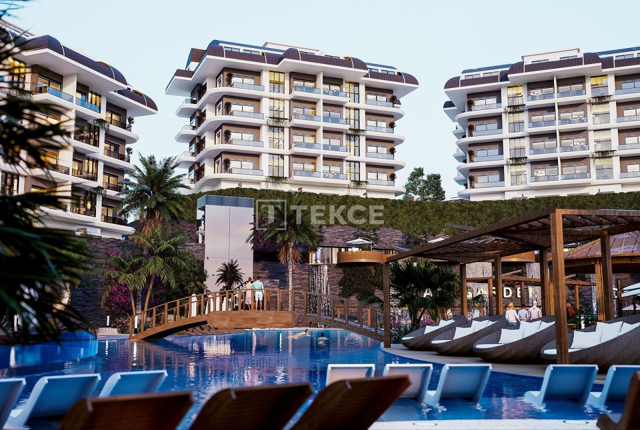 Апартаменты в Алании, Турция, 50 м2 фото 2