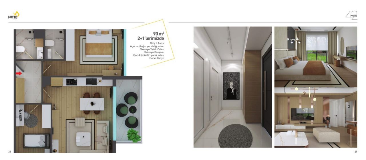 Квартира в Анталии, Турция, 60 м2 фото 4