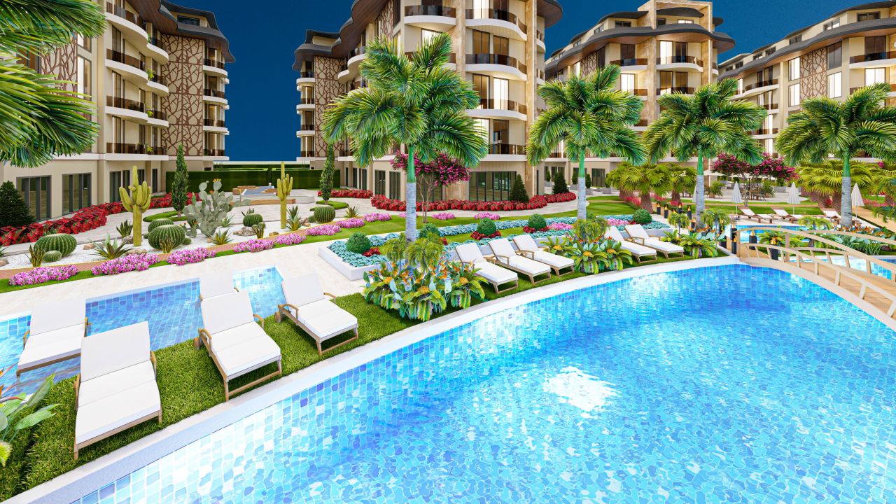 Апартаменты в Алании, Турция, 51 м2 фото 2