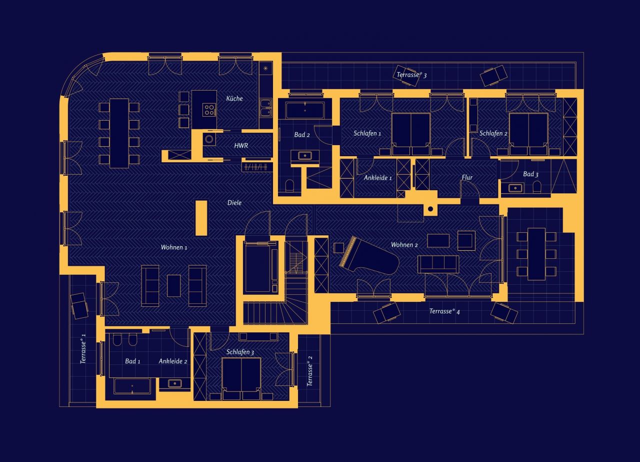 Квартира в Берлине, Германия, 252.33 м2 фото 5