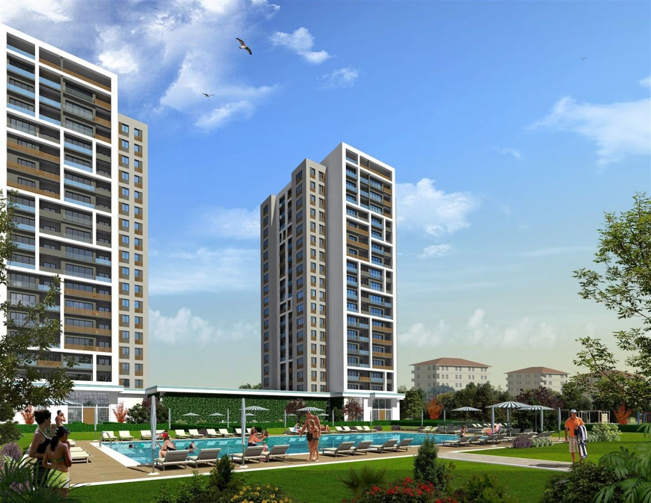 Апартаменты в Бейликдюзю, Турция, 164 м2 фото 2