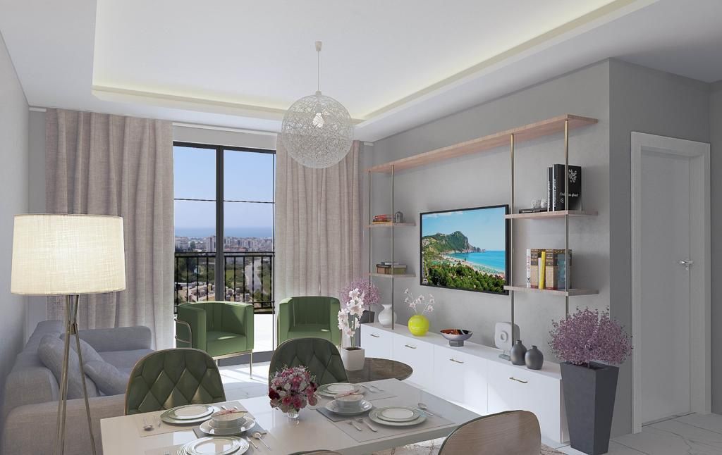 Апартаменты в Авсалларе, Турция, 55 м2 фото 2