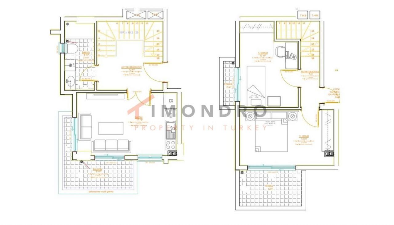 Квартира в Авсалларе, Турция, 65 м2 фото 5