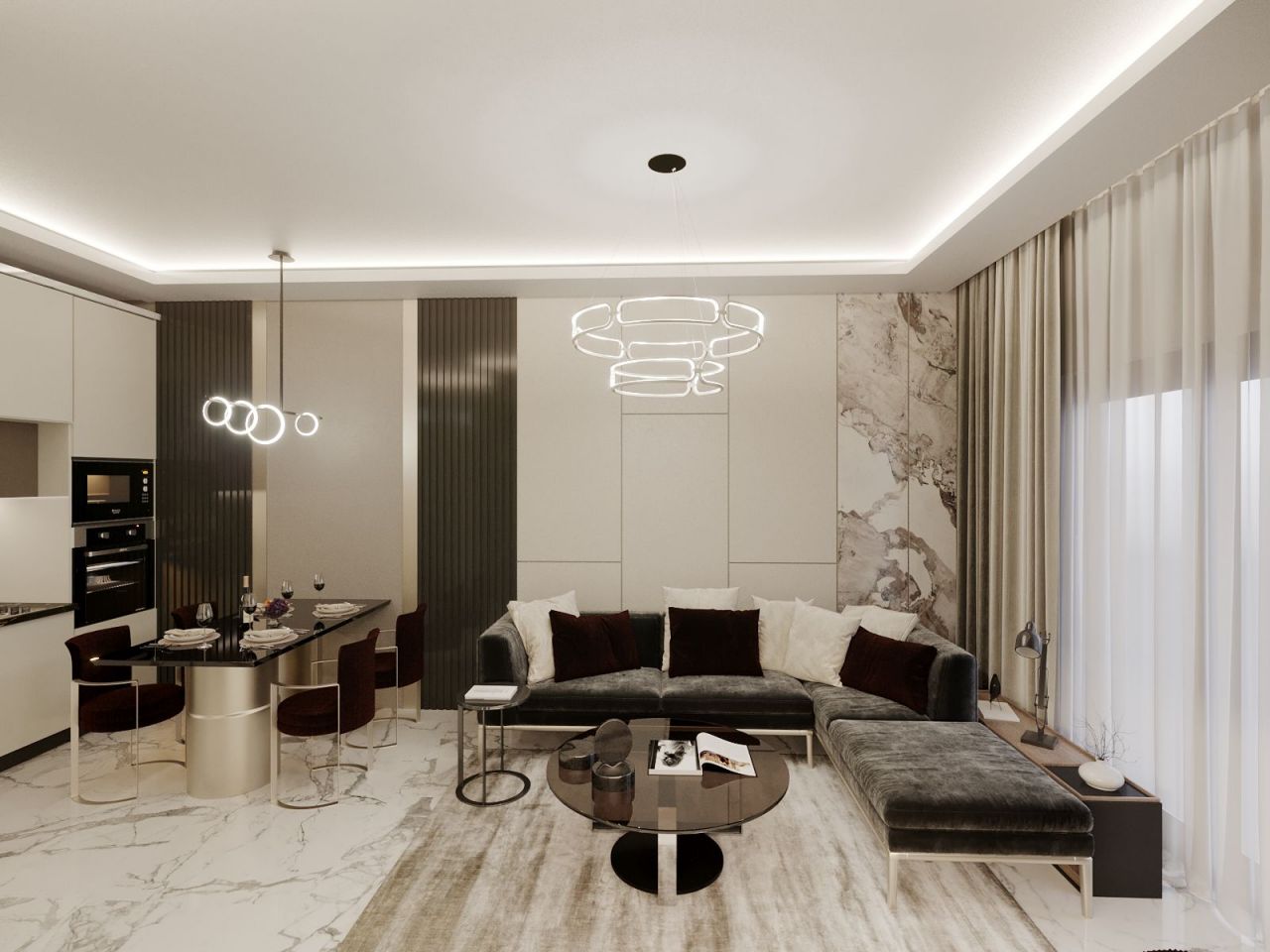 Пентхаус в Алании, Турция, 90 м2 фото 4