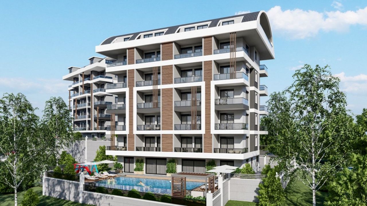 Квартира в Алании, Турция, 58 м2 фото 3