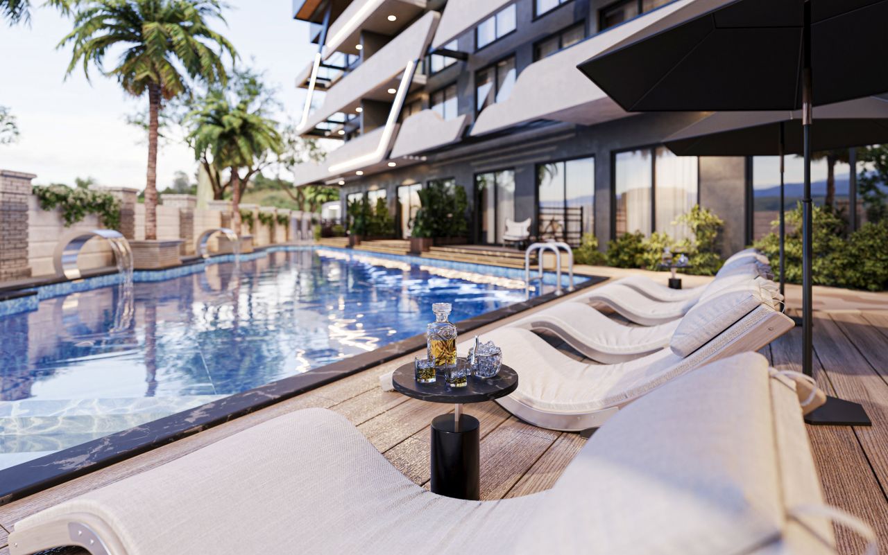 Апартаменты в Алании, Турция, 45 м2 фото 2