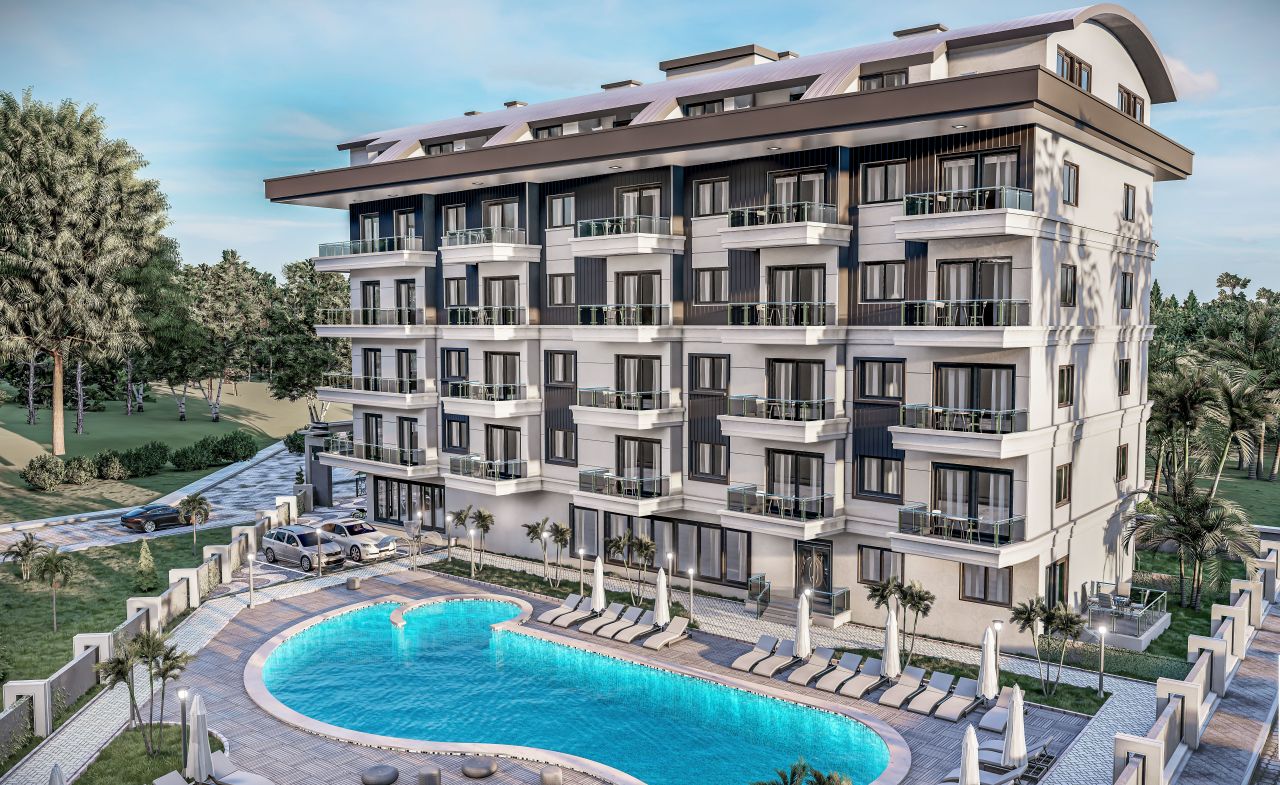 Апартаменты в Алании, Турция, 48 м2 фото 3