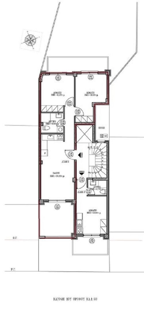 Квартира на Халкидиках, Греция, 76 м2 фото 2