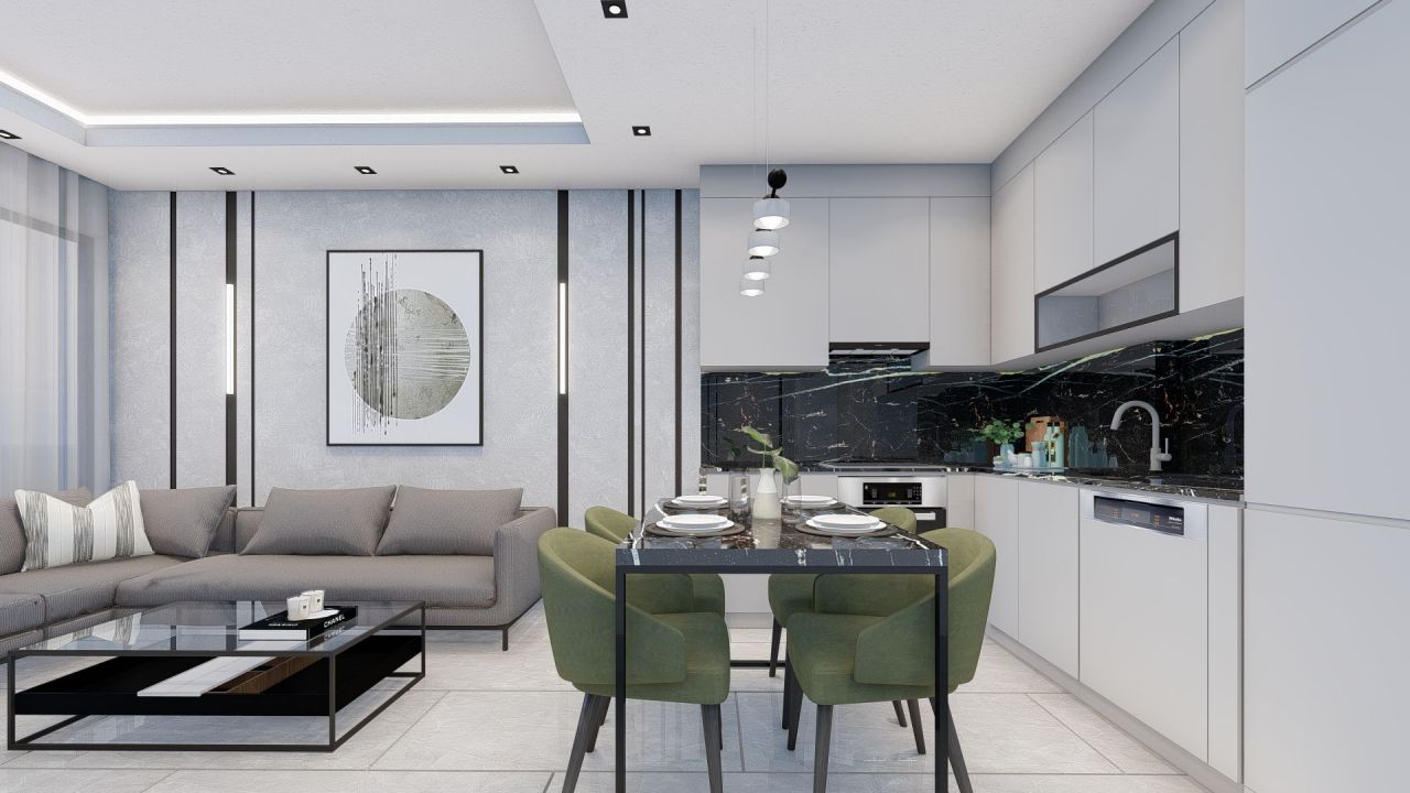 Квартира в Алании, Турция, 50 м2 фото 4