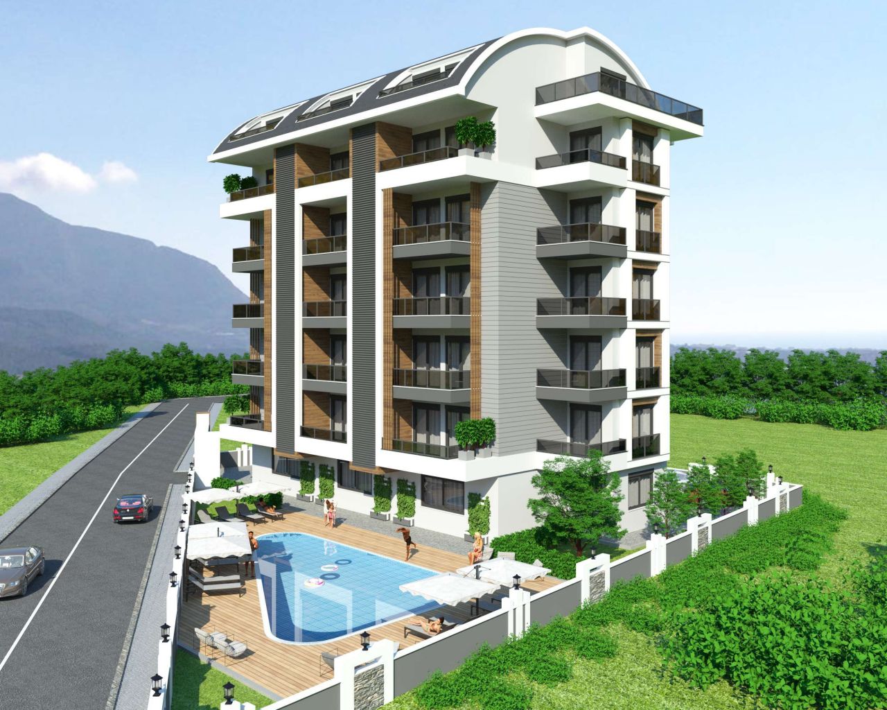 Апартаменты в Алании, Турция, 55 м2 фото 2