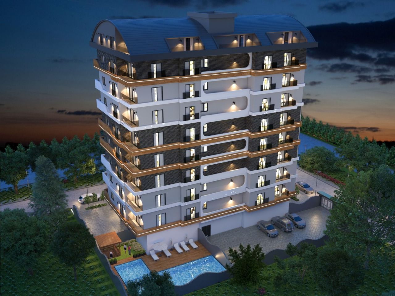 Квартира в Алании, Турция, 40 м2 фото 3