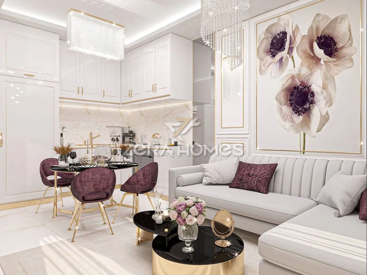 Квартира в Алании, Турция, 56 м2 фото 3