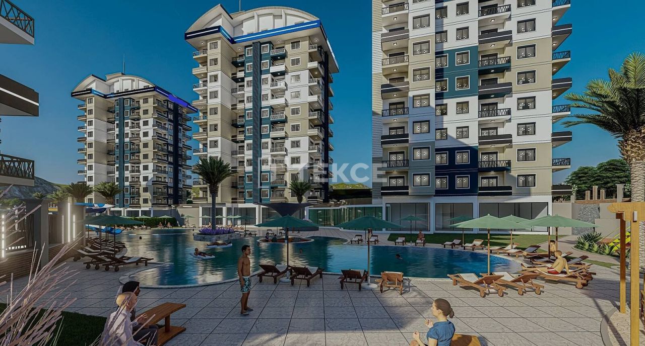 Апартаменты в Алании, Турция, 65 м2 фото 2