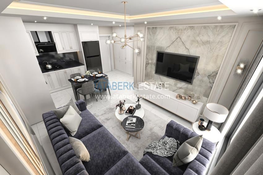 Квартира в Алании, Турция, 50 м2 фото 2