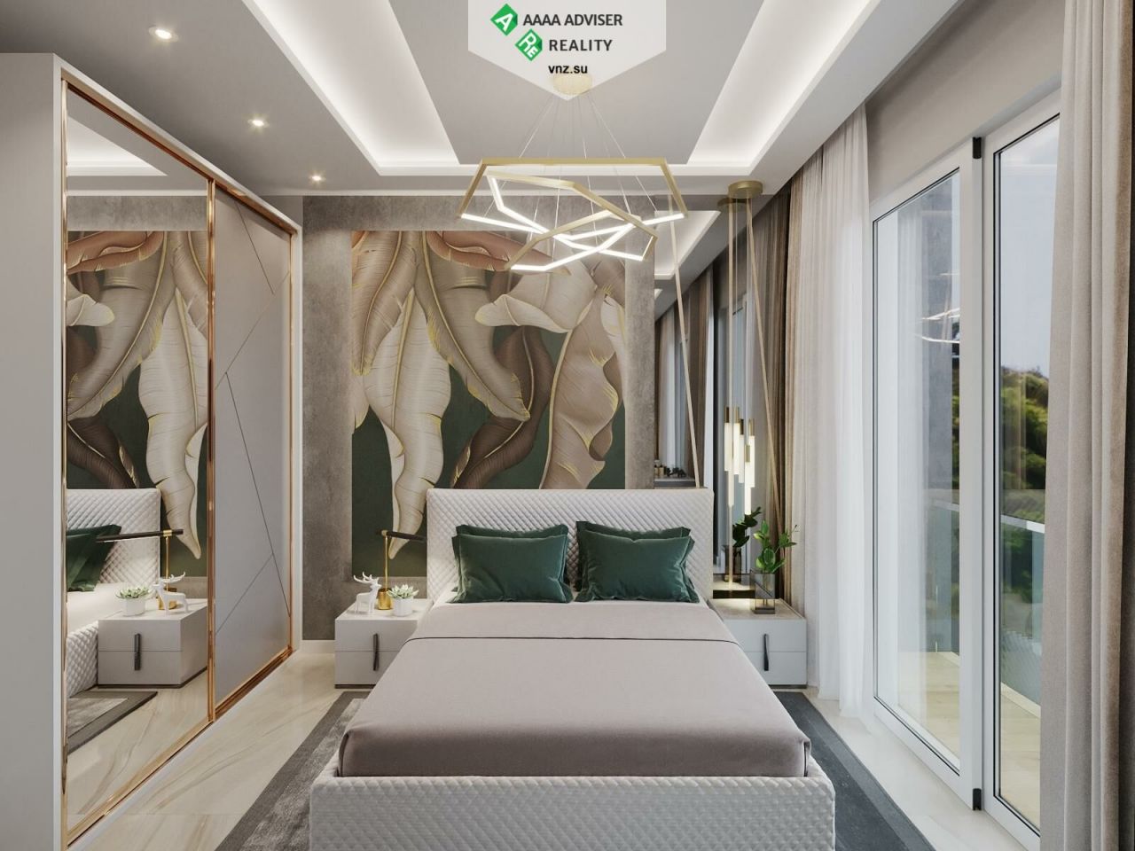 Квартира в Алании, Турция, 45 м2 фото 2