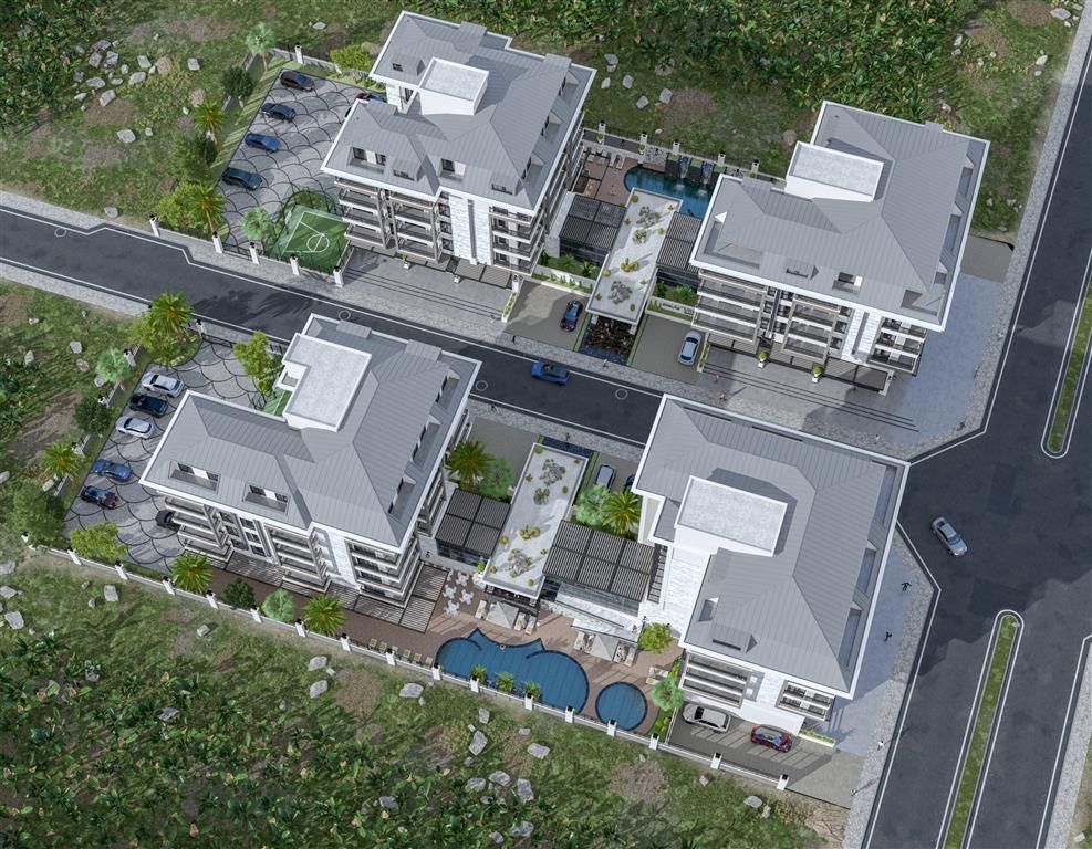 Квартира в Алании, Турция, 56 м2 фото 2