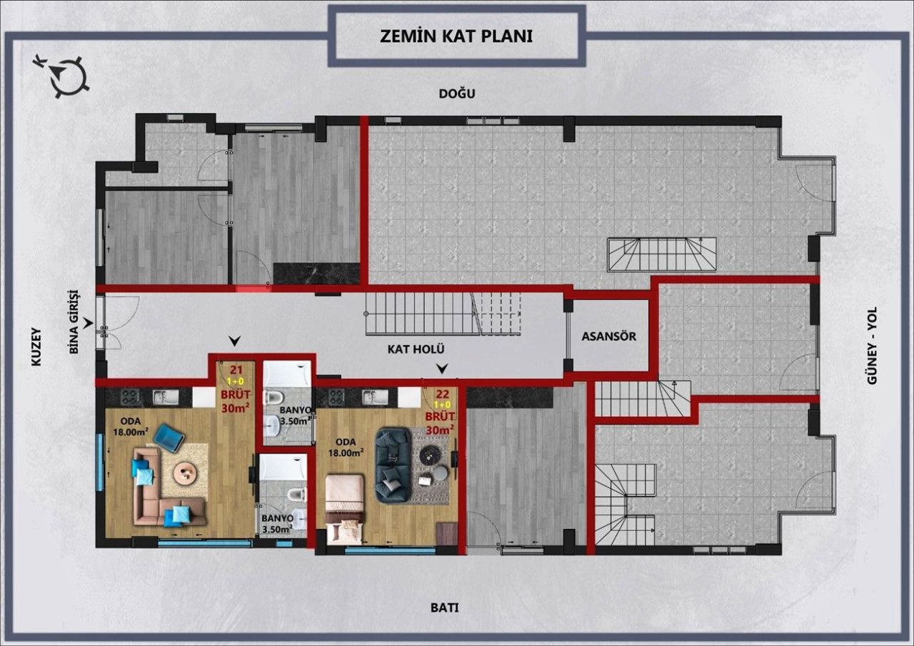 Квартира в Анталии, Турция, 90 м2 фото 4