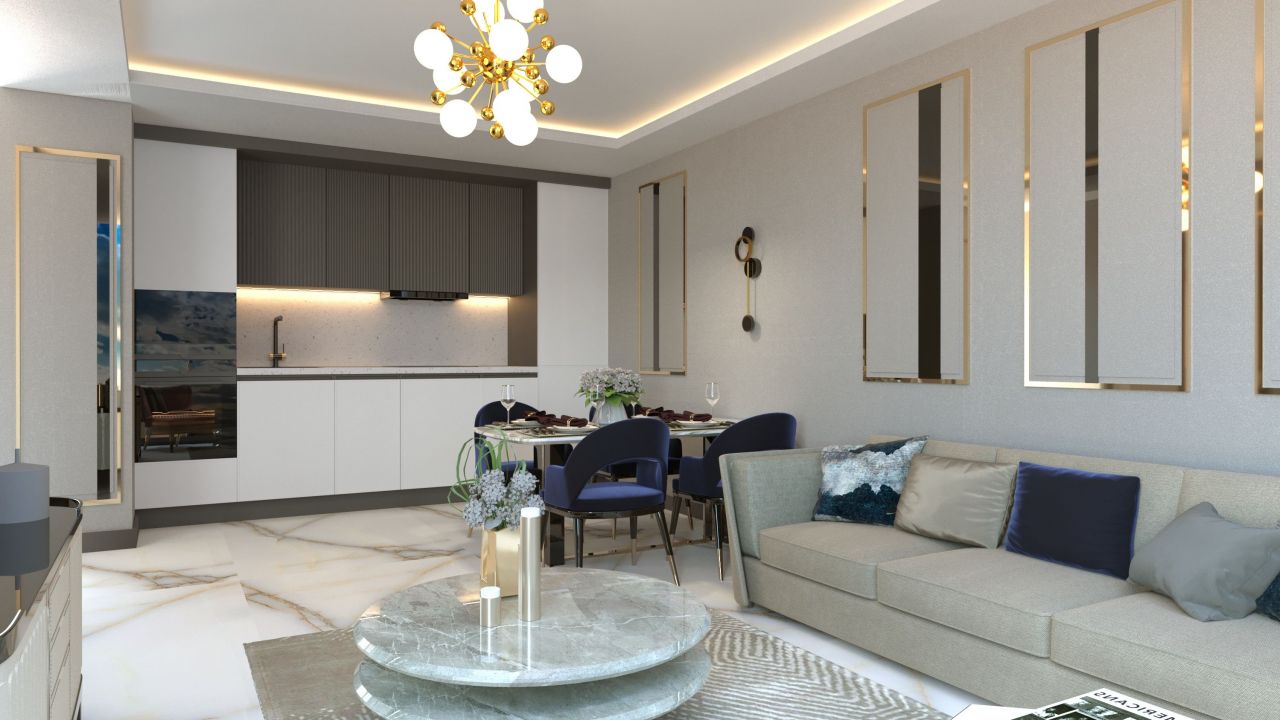 Квартира в Алании, Турция, 50 м2 фото 4