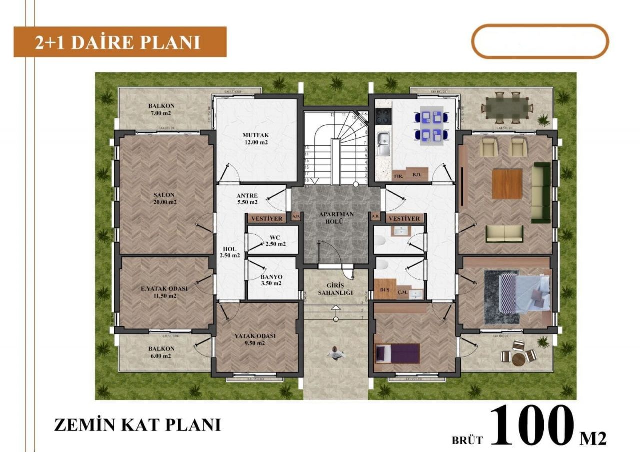 Квартира в Кемере, Турция, 85 м2 фото 5
