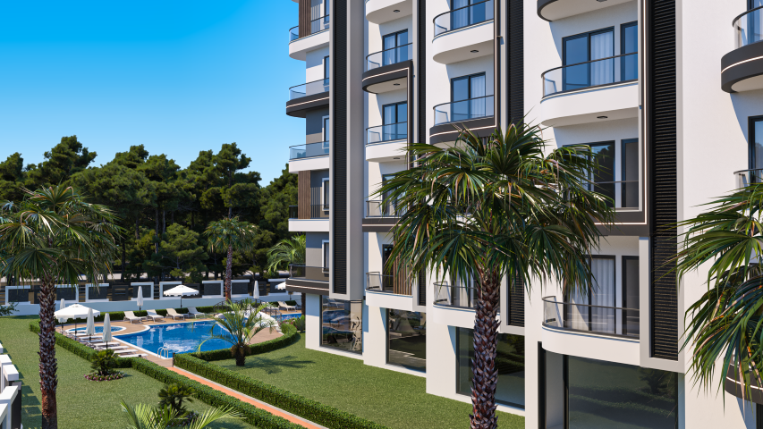 Апартаменты в Авсалларе, Турция, 55 м2 фото 3