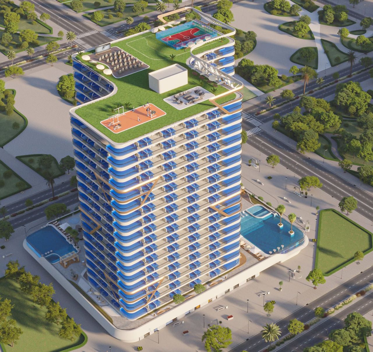 Апартаменты в Дубае, ОАЭ, 40 м2 фото 2