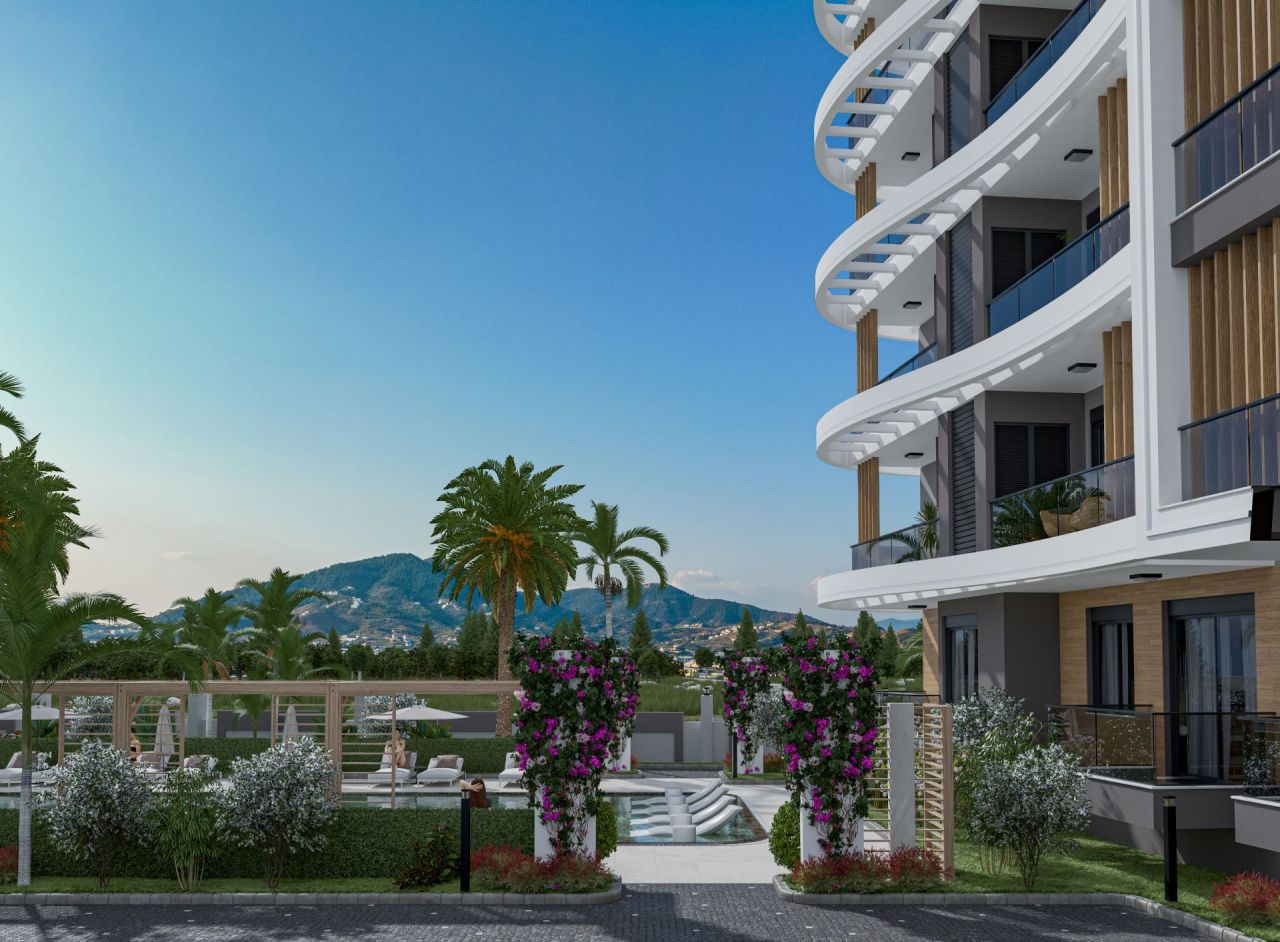 Апартаменты в Газипаше, Турция, 51 м2 фото 3