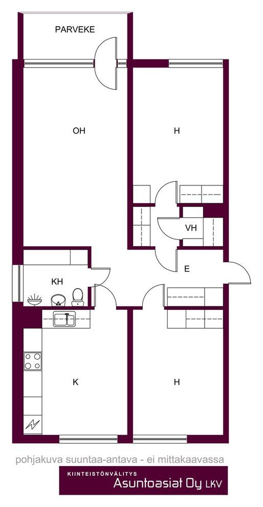 Квартира в Пиексямяки, Финляндия, 75.5 м2 фото 3