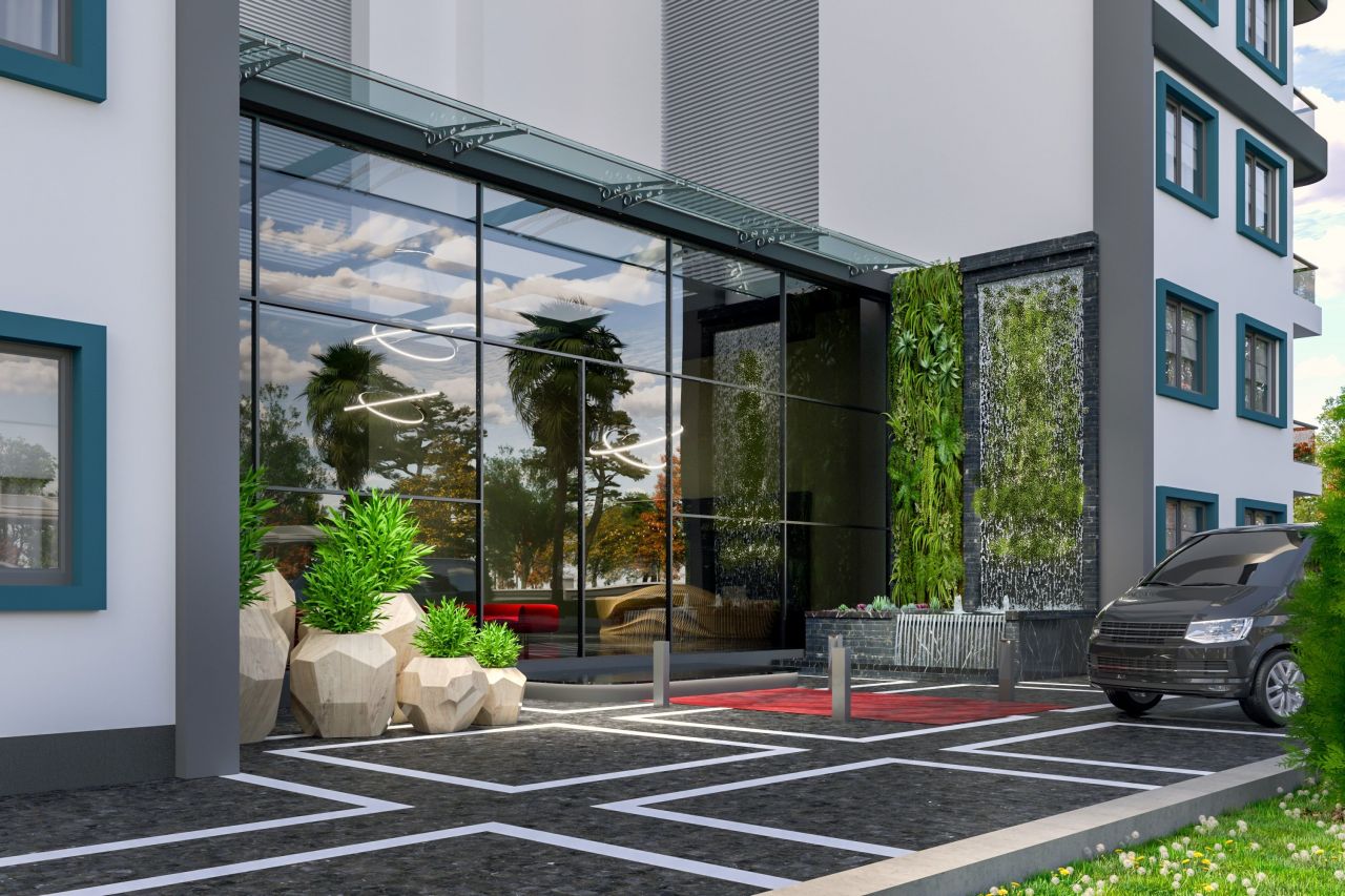 Апартаменты в Газипаше, Турция, 43 м2 фото 4