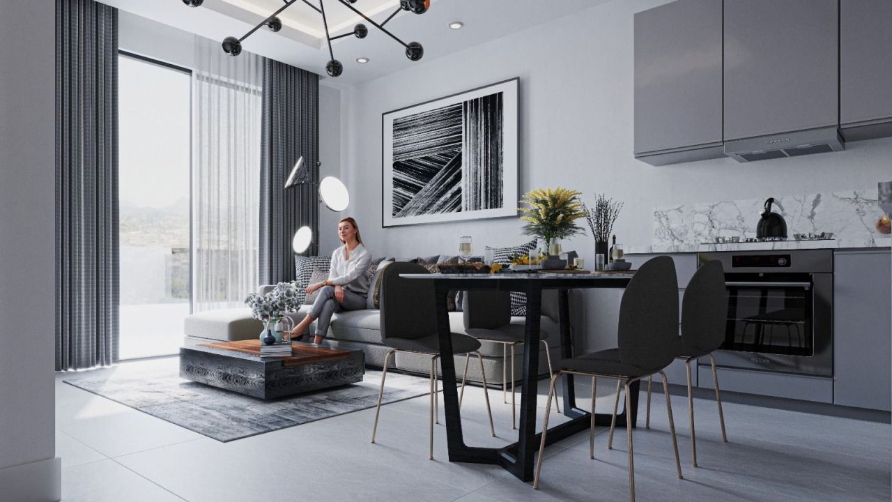 Квартира в Алании, Турция, 41 м2 фото 5