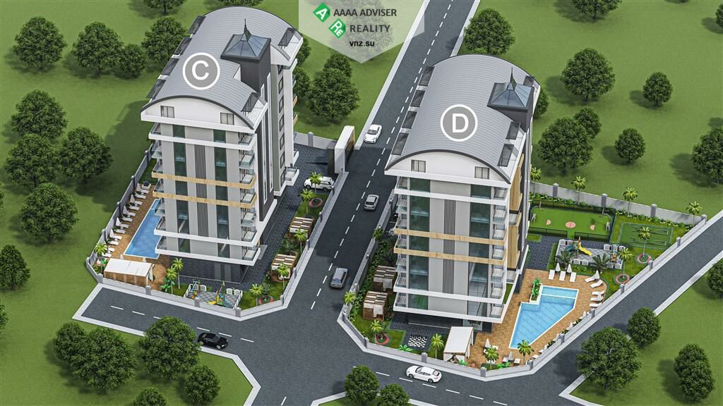 Квартира в Авсалларе, Турция, 44 м2 фото 3