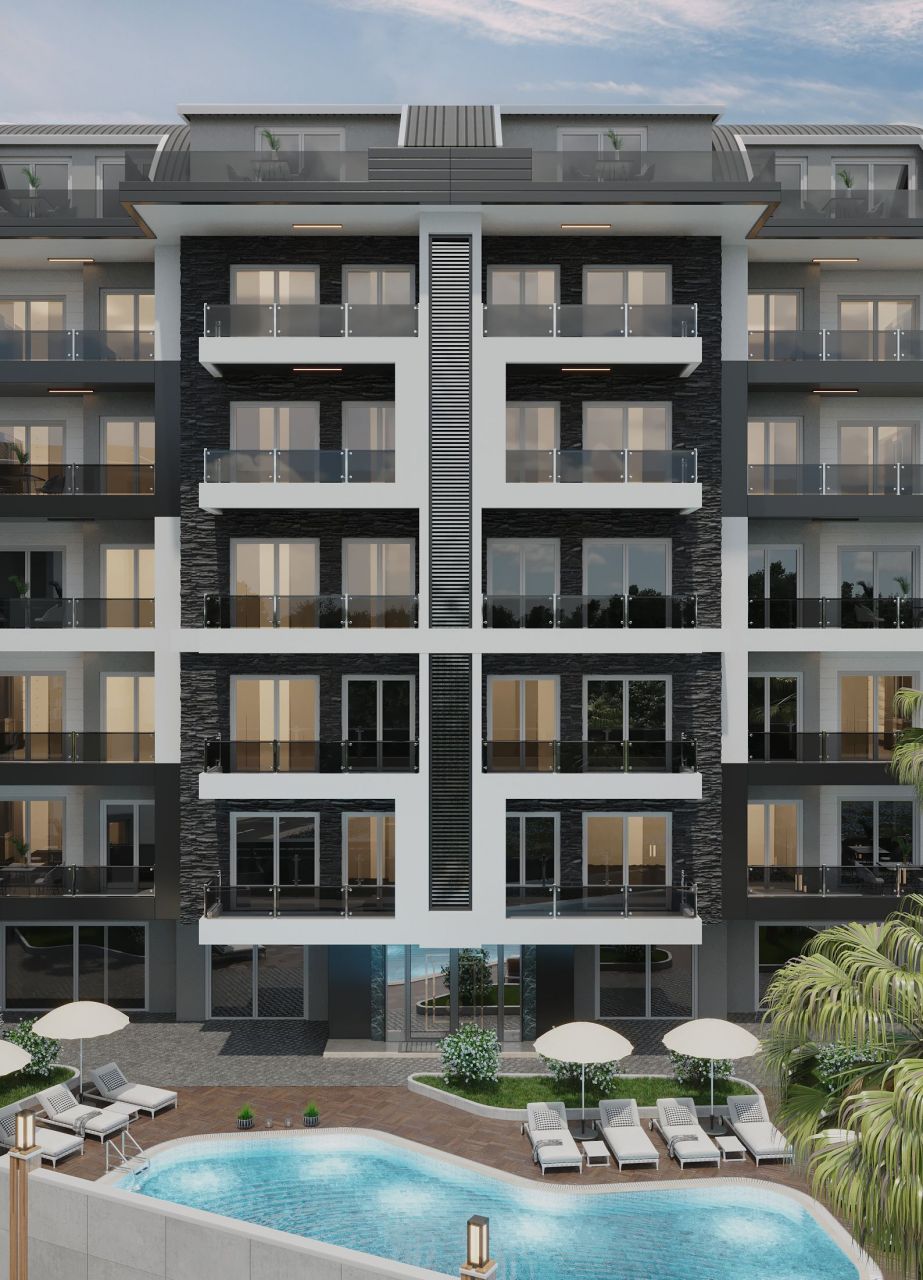 Квартира в Алании, Турция, 50 м2 фото 3
