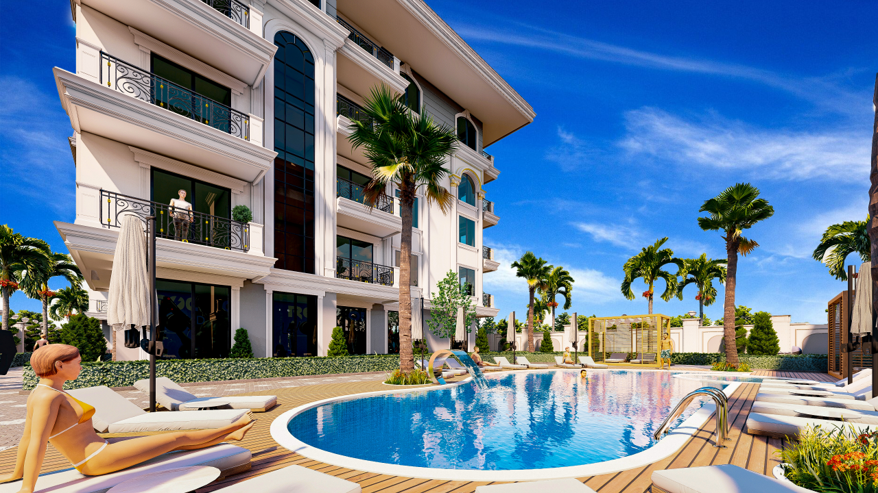 Апартаменты в Алании, Турция, 52 м2 фото 2