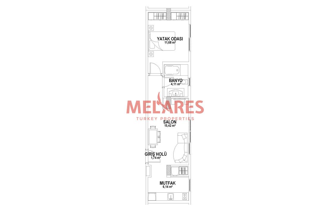 Апартаменты в Стамбуле, Турция, 244 м2 фото 5