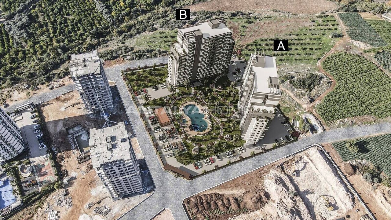 Апартаменты Мезитли, Турция, 55 м2 фото 4