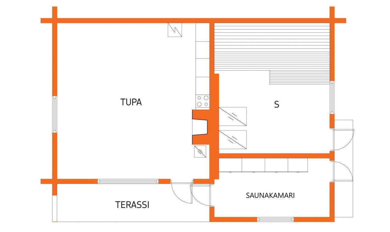 Коттедж в Хейнявеси, Финляндия, 45 м2 фото 2