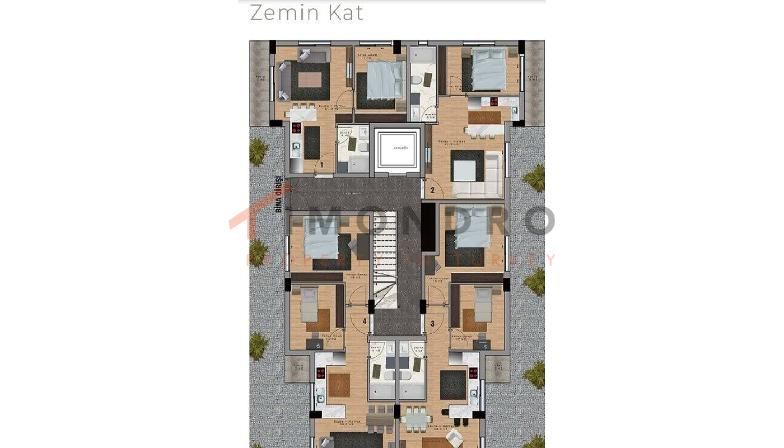 Квартира в Анталии, Турция, 55 м2 фото 5