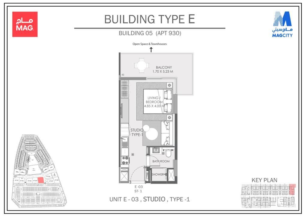 Апартаменты Mohamed bin Rashid City, ОАЭ, 41 м2 фото 4