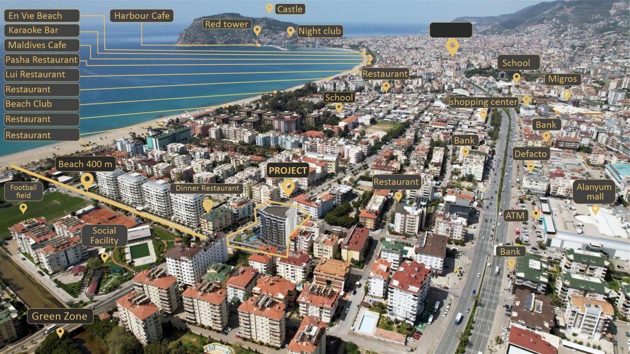 Апартаменты в Алании, Турция, 55 м2 фото 3