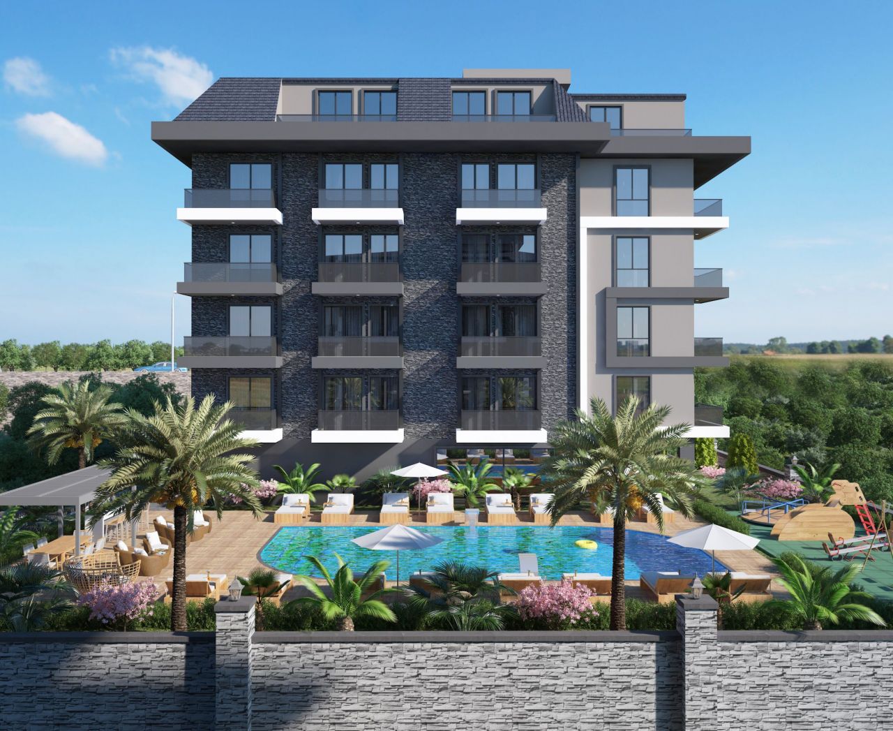 Апартаменты в Алании, Турция, 50 м2 фото 2