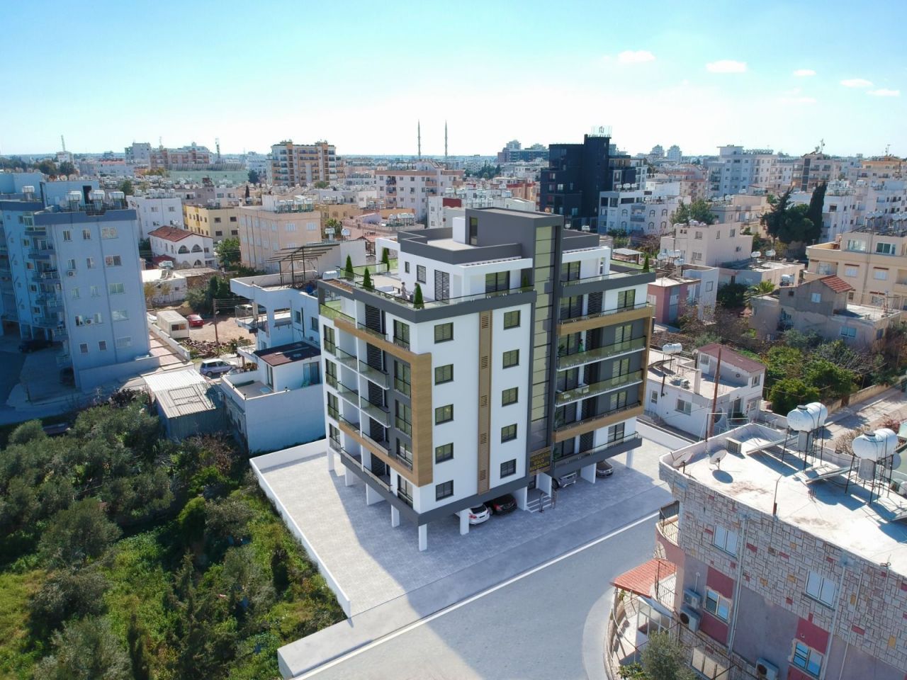 Апартаменты в Фамагусте, Кипр, 37 м2 фото 3