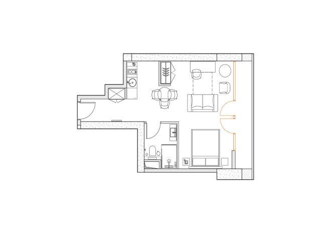 Квартира в Батуми, Грузия, 29 м2 фото 2