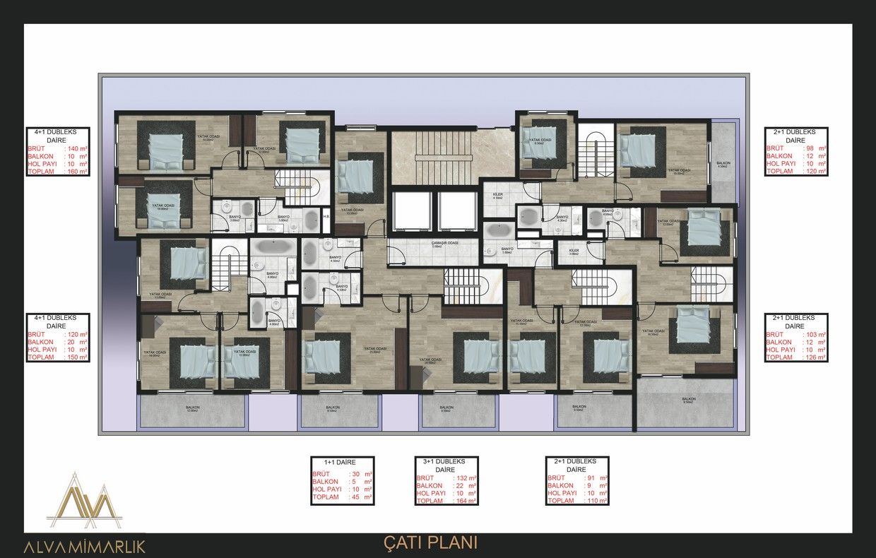 Апартаменты в Алании, Турция, 55 м2 фото 5