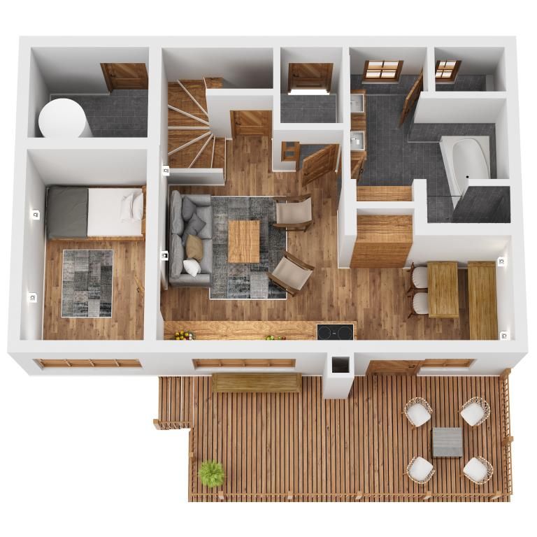 Вилла Flattach, Австрия, 76 м2 фото 2