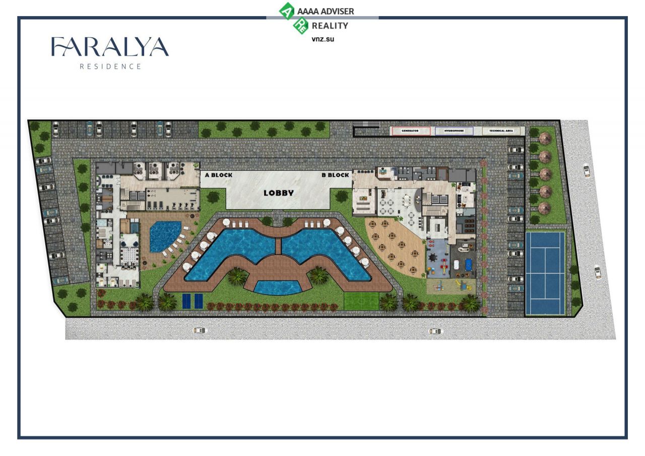 Квартира в Алании, Турция, 60 м2 фото 3