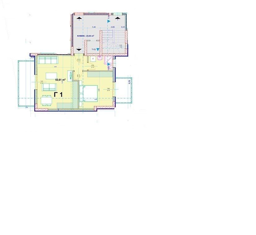 Апартаменты в Лутраки, Греция, 53 м2 фото 3