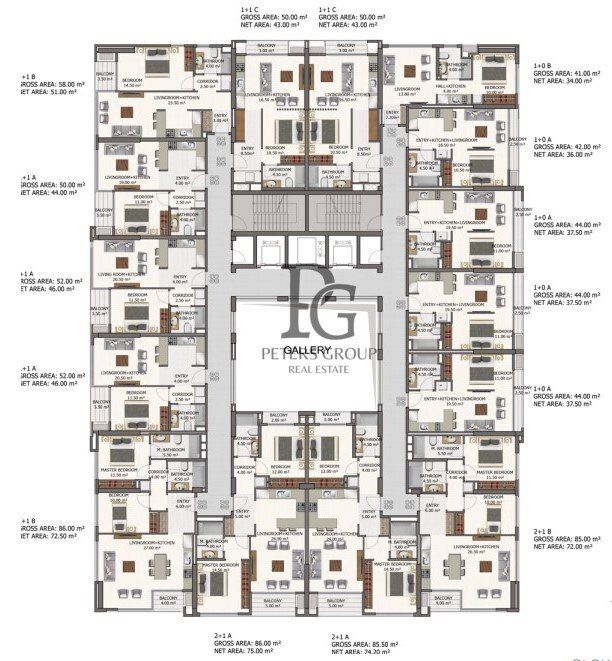 Студия в Баре, Черногория, 43 м2 фото 3