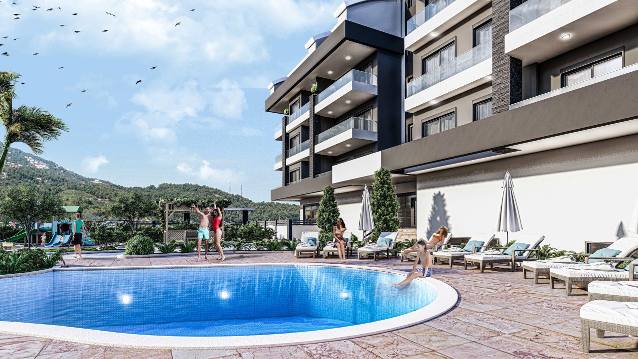 Апартаменты в Алании, Турция, 53 м2 фото 2